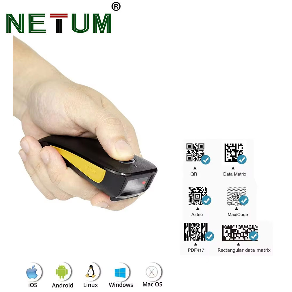Document Scanner Portable - Escáner de código de barras NETUM
