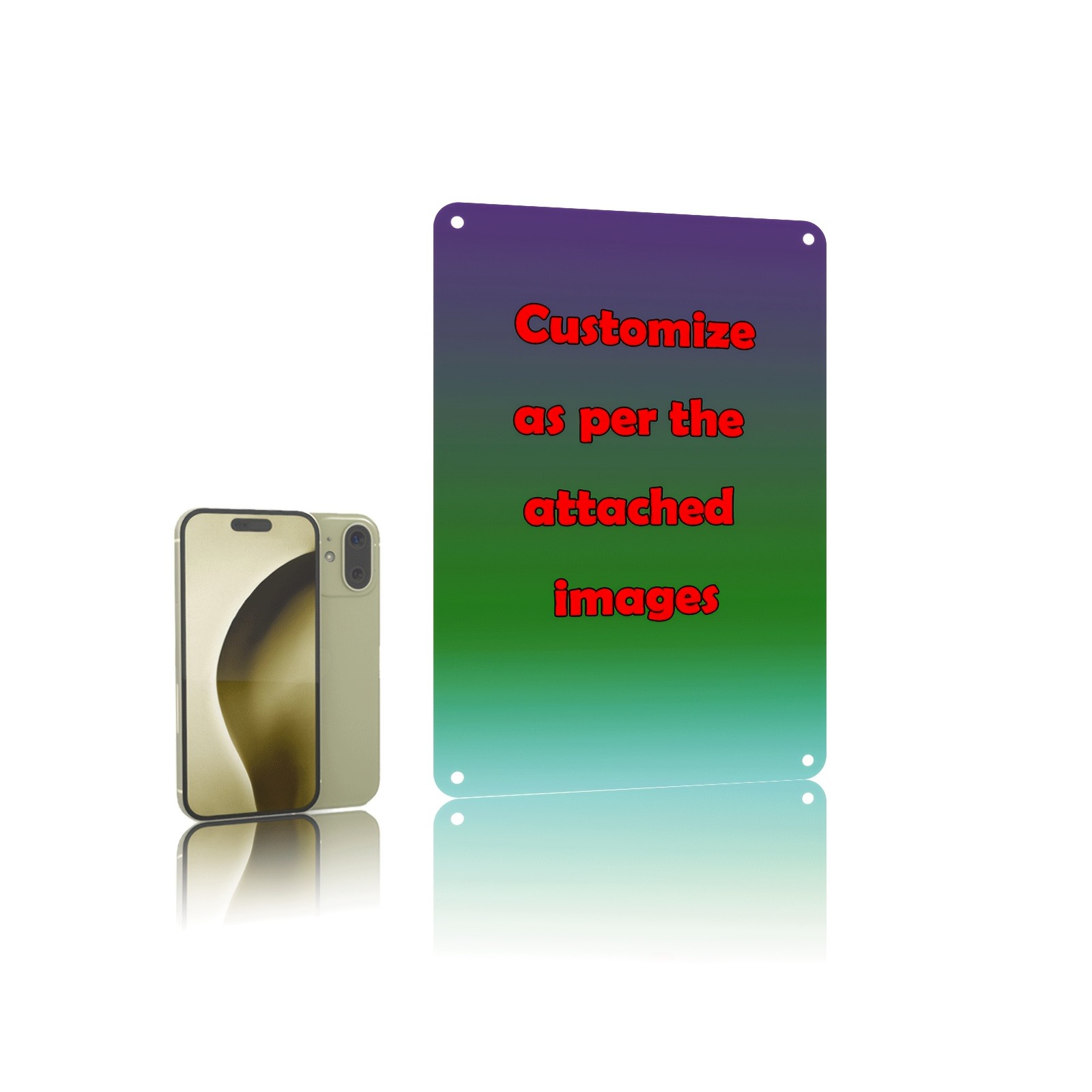Letrero de Pared Plano 2D de H - Home Office Logo reseña y precio