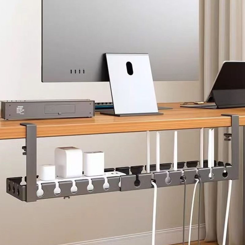 Organizador de cables debajo d - Home Office Work Table reseña y precio