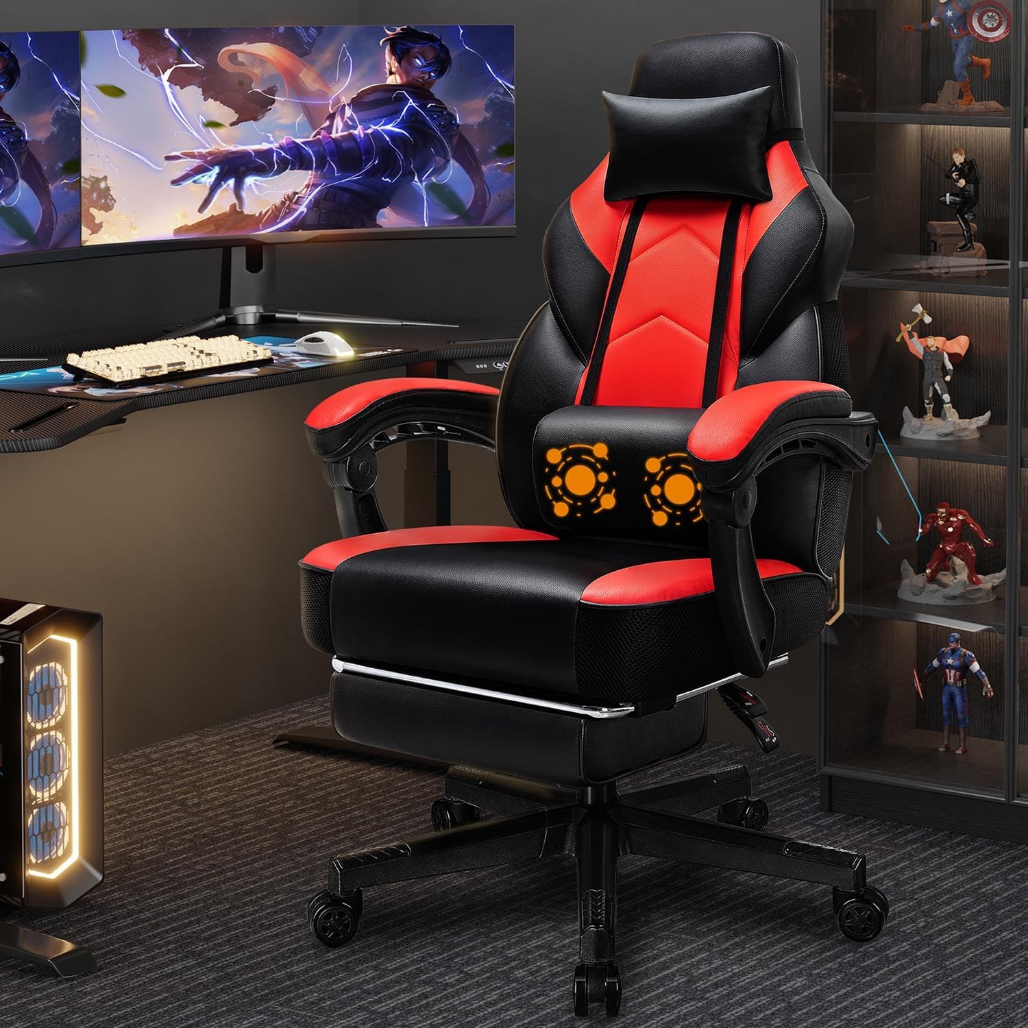 Silla Gaming con Reposapiés, S - Ergonomic Office Chair reseña y precio