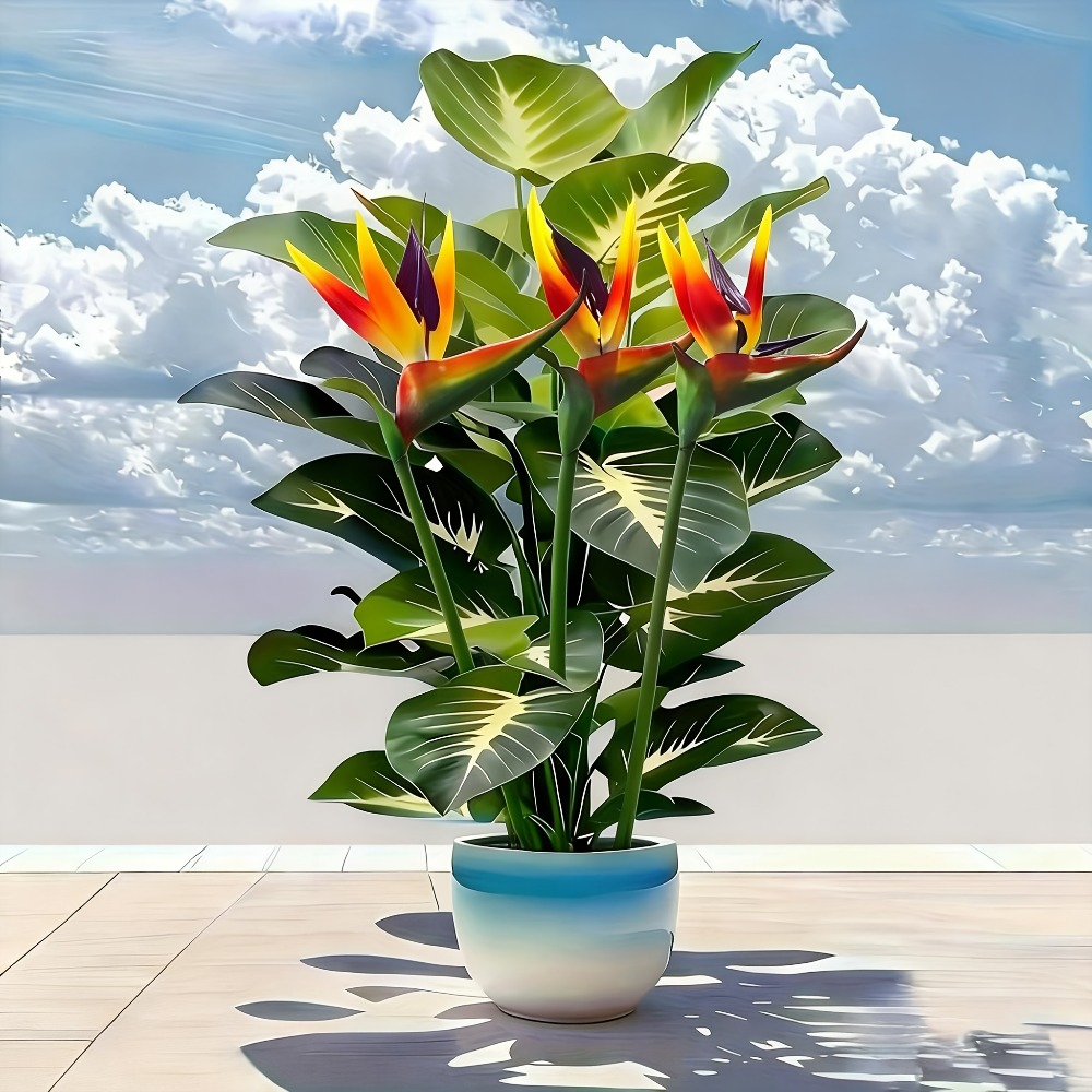 Plantas Artificiales de Ave de - Home Office Layout reseña y precio