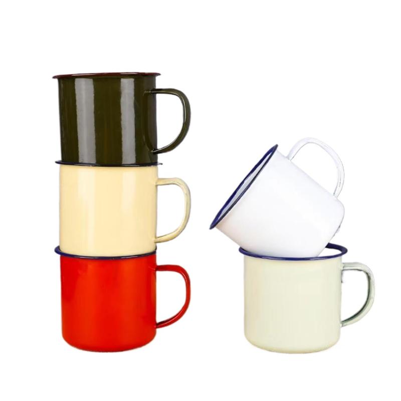 【M】Tazas de Esmalte para Beber - Home Office Logo reseña y precio