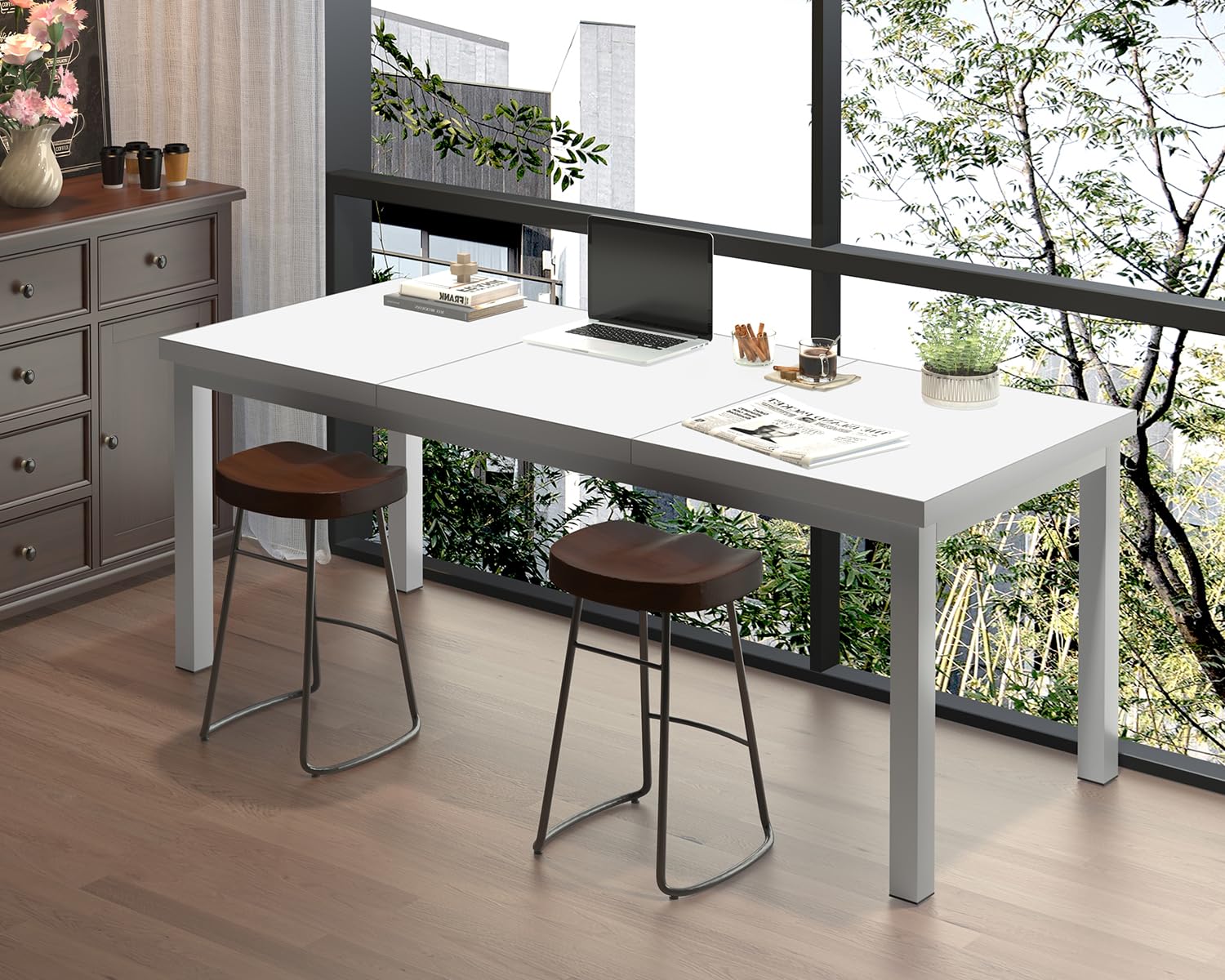 Escritorio para ordenador de 6 - Home Office Work Table reseña y precio