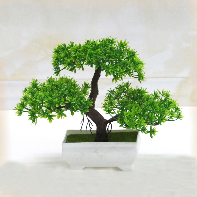 Bonsái Artificial, planta fals - Home Office Layout reseña y precio