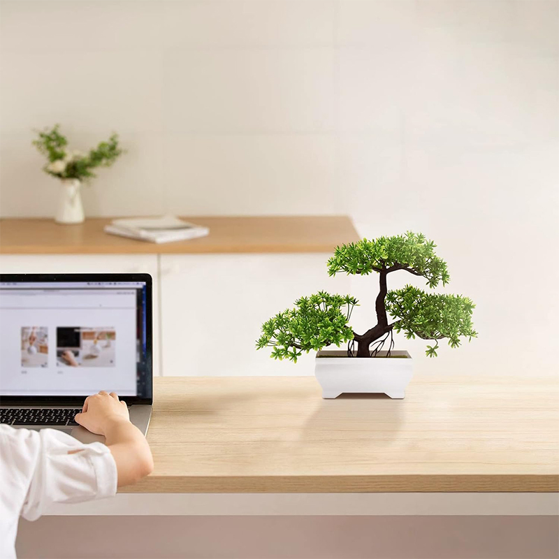 Bonsái Artificial, planta fals - Home Office Layout reseña y precio